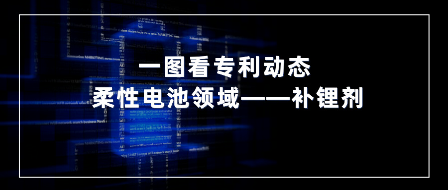 一圖看發(fā)明專利動態(tài) | 柔性電池領(lǐng)域——補(bǔ)鋰劑